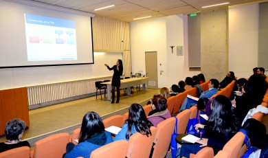 Foto durante la jornada Docente Alumno